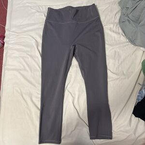 Fabletics Purplish Gray Leggings 7/8th length